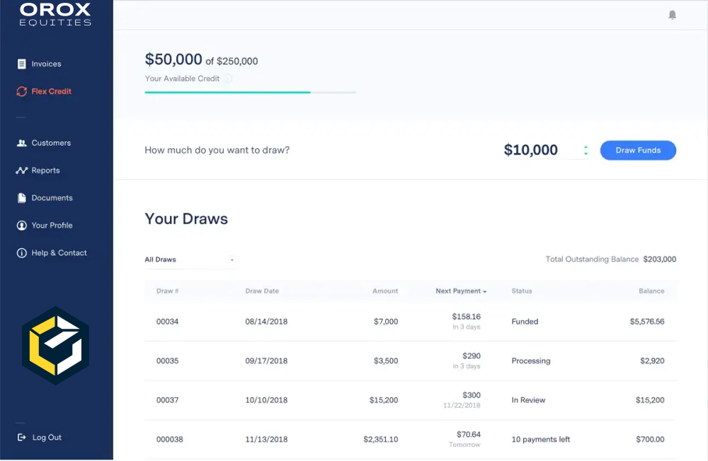 prestoloc mockup interface